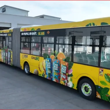 Comment SODECA (Casamançaise) s’impose sur le réseau SunuBRT avec le total covering